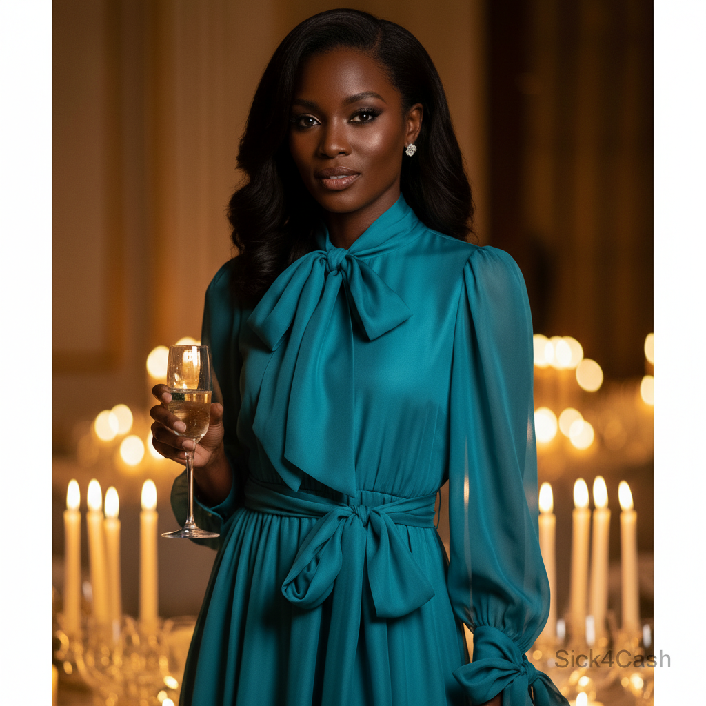 Lake Blue Flowing Dress – Elegant Women’s Maxi Dress for Summer & Special Occasions