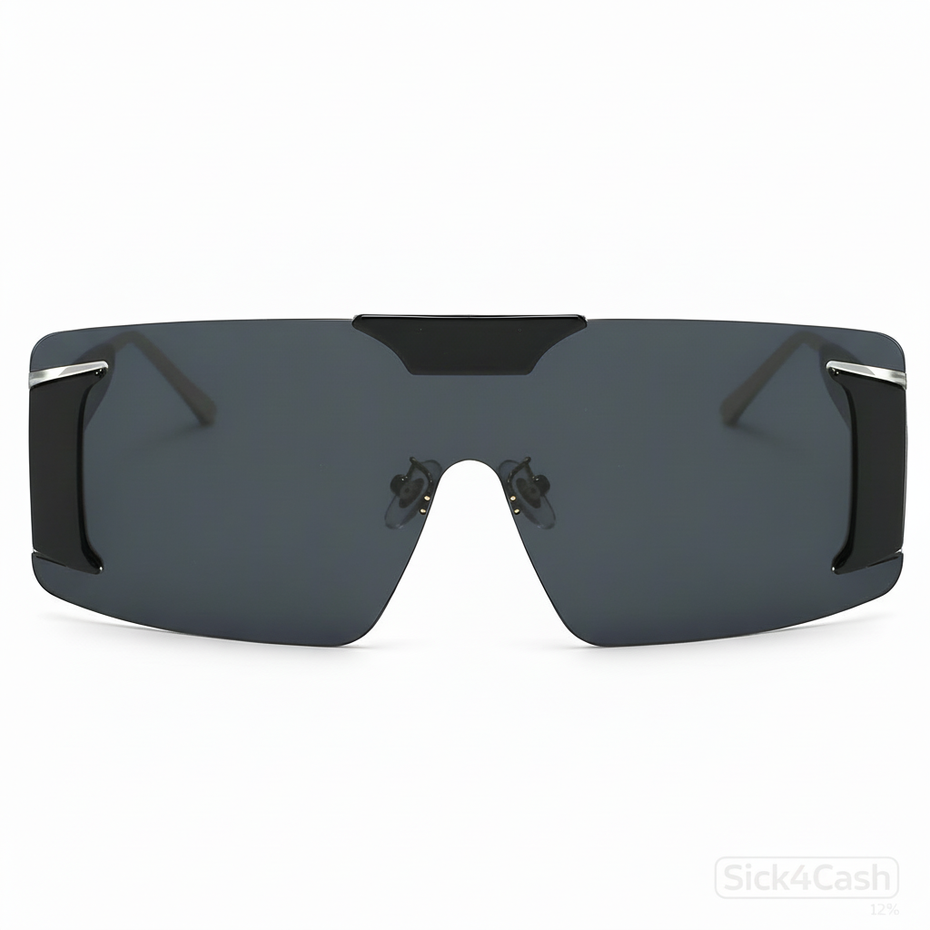 Premium Frameless Sunglasses - Unisex Large Frame