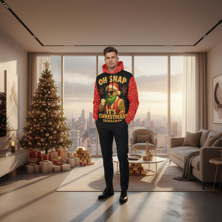 SICK4CASH® OH SNAP IT'S CHRISTMAS Hoodie – Limited Holiday Drop