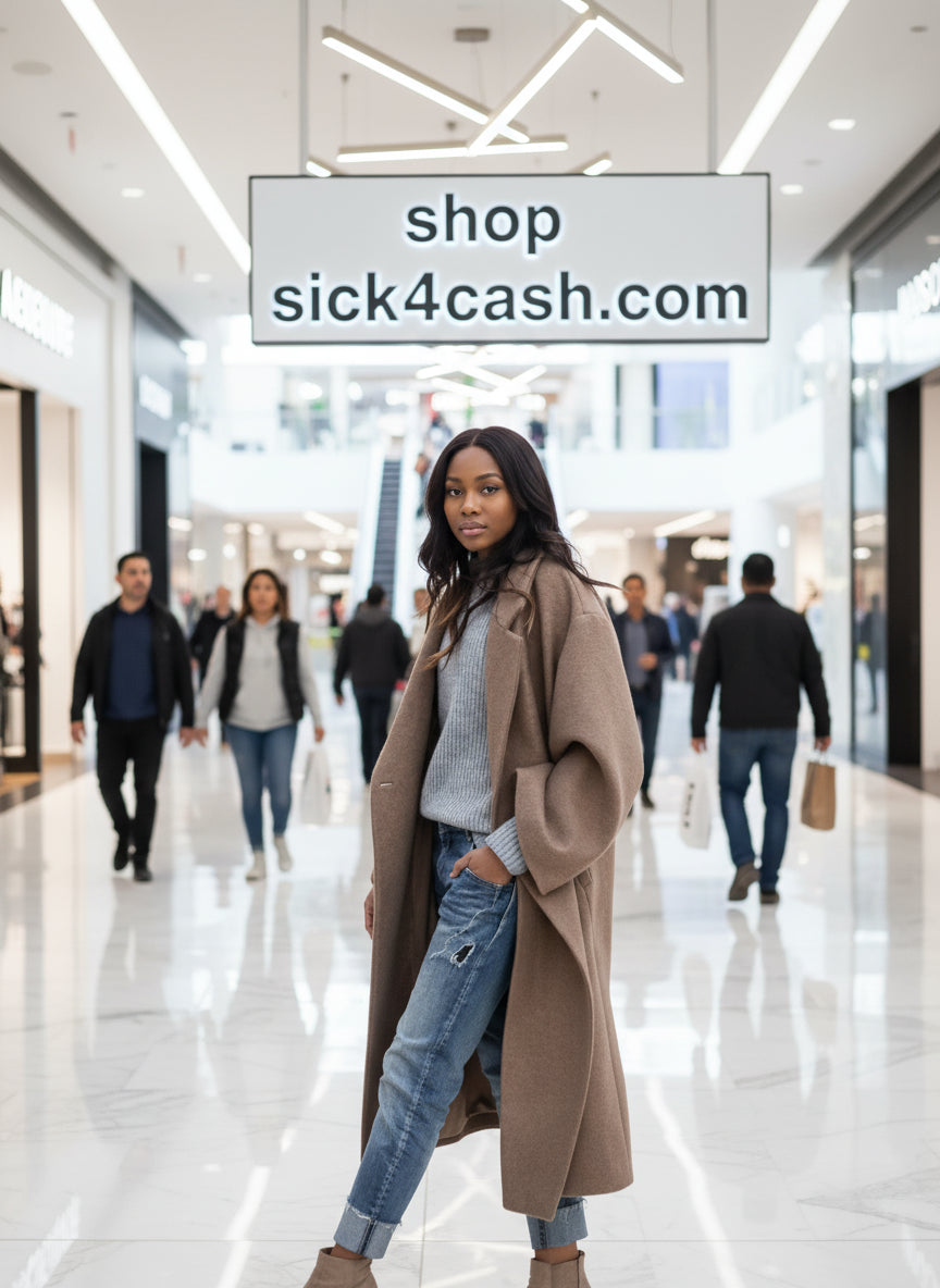 Full Size Wool Blend Longline Overcoat Plus Size