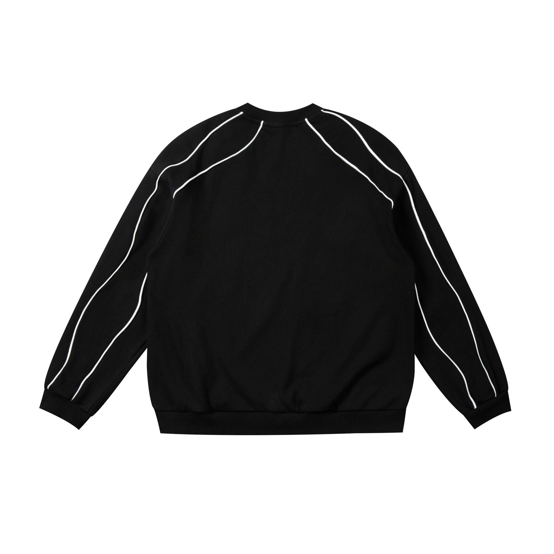 Embroidered Distressed Sweatshirt