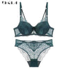 Super Gather Deep V Lace Lingerie Set – Sculpted, Seductive, Unapologetically You