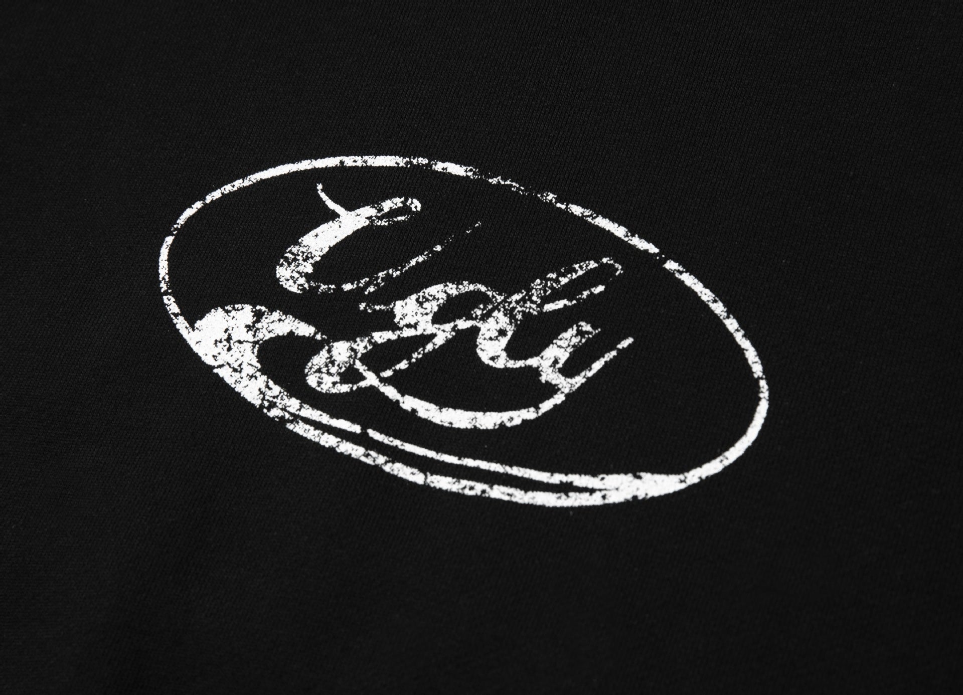 Embroidered Distressed Sweatshirt