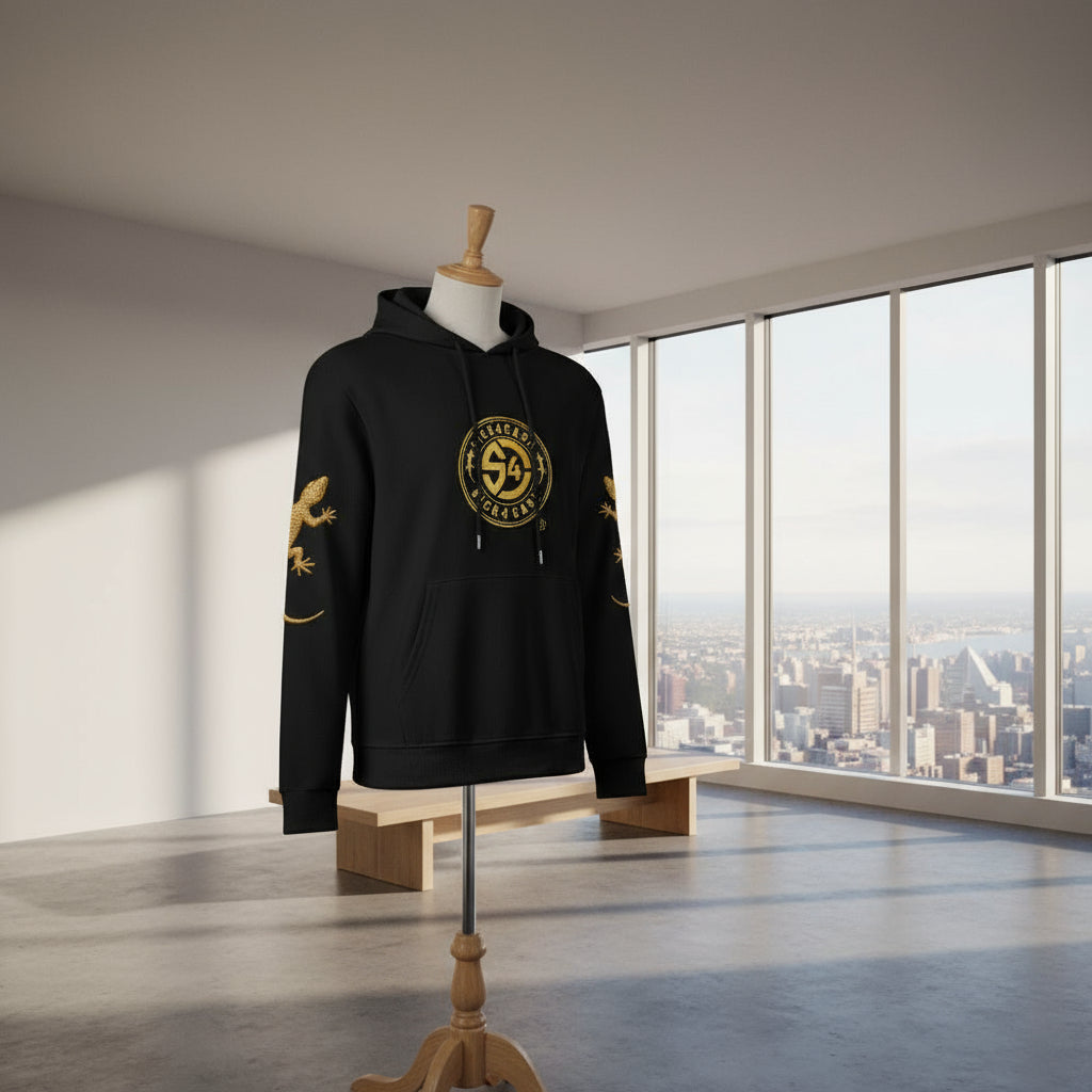 Man wearing SICK4CASH black cotton