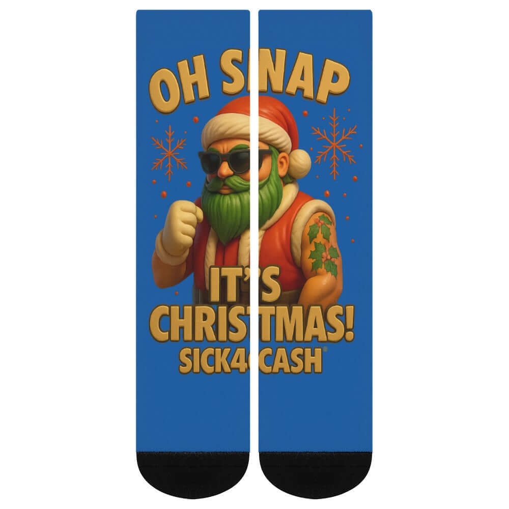 “OH SNAP IT’S CHRISTMAS” Socks - Limited Holiday Drop