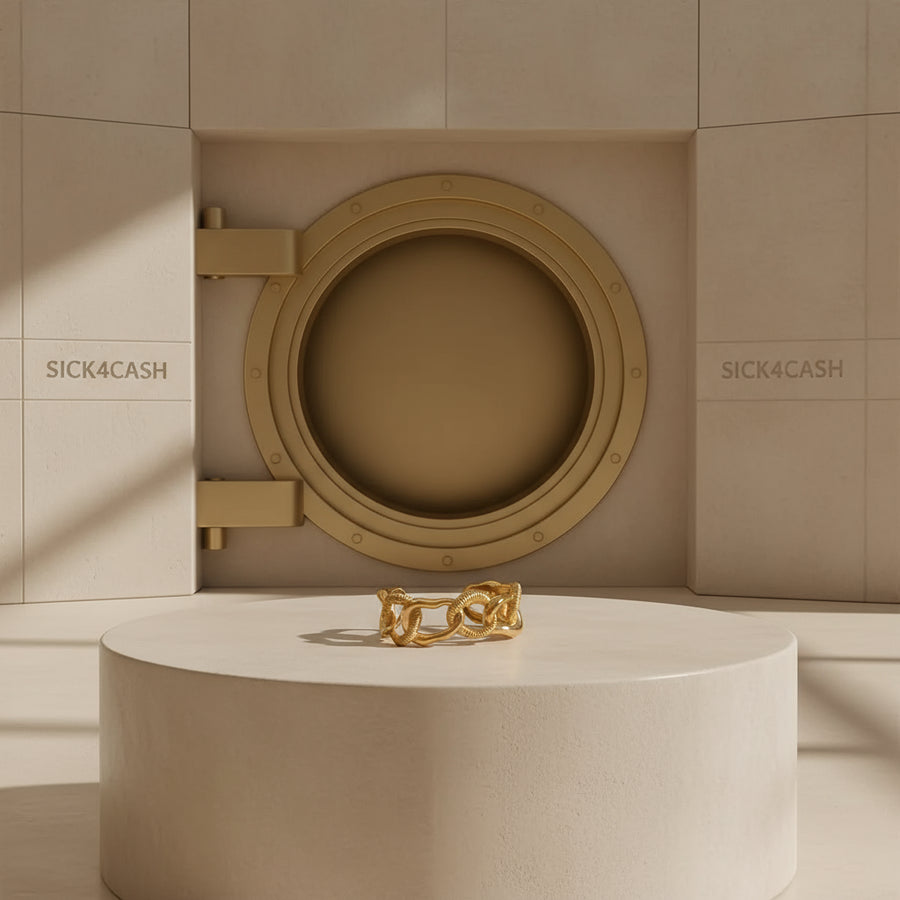 18K Gold Plated Chain 
