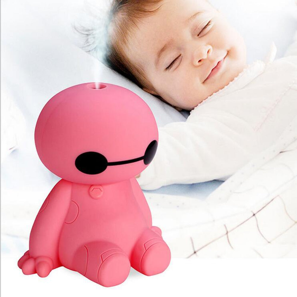 Baymax USB Aroma Diffuser – 200ML Ultrasonic Humidifier with Essential Oil Function