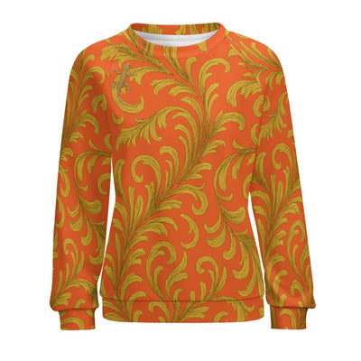 Raglan round neck sweater