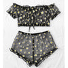 Floral Off Shoulder 2Pcs Sets