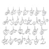 Hip hop accessories grass letter pendant melon seed buckle Cuban chain accessory
