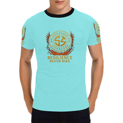 Men's All Over Print Patch Pocket T-shirt (Model T56)