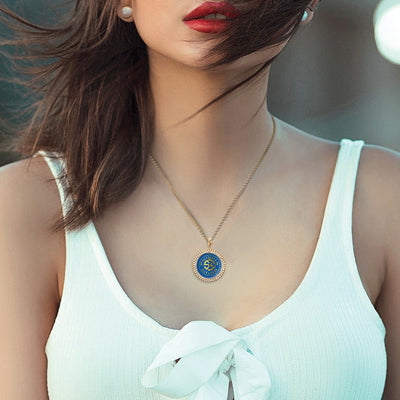 S4C Multicolored diamond necklace
