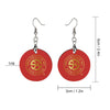 S4C Wooden earrings pendant