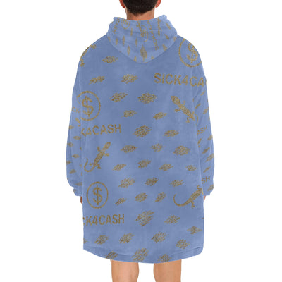 Blue Hoodie oversize