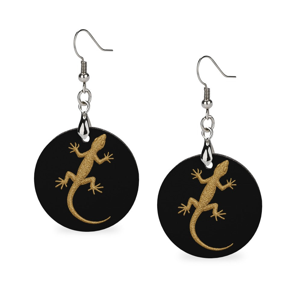 S4C Wooden earrings pendant