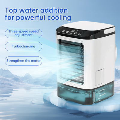 SICK4CASH® Stay Cool, Stay Grinding Air Fan & Humidifier — For Studios, Bedrooms & Office Spaces