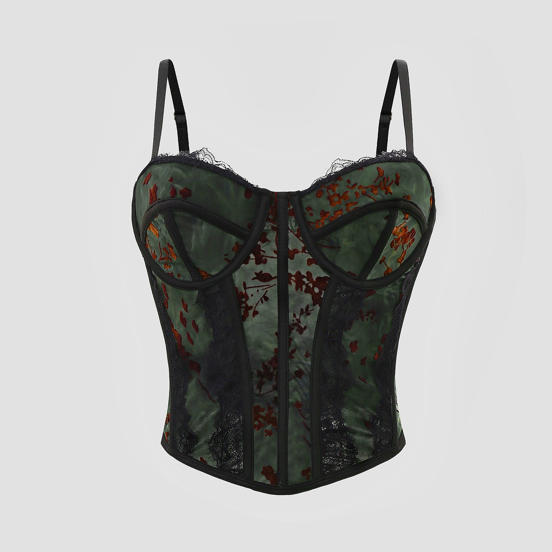 Printed Lace Camisole