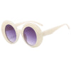 New Fashion Large Frame Round Sunglasses for Men and Women