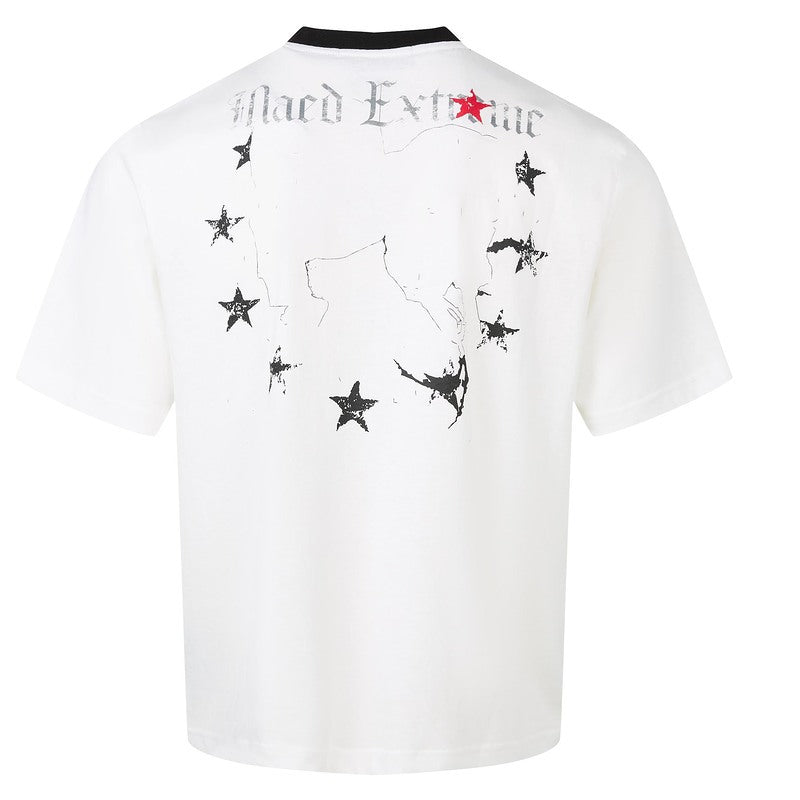 Short Sleeve T-Shirt Unisex Summer Loose Regular Shoulder