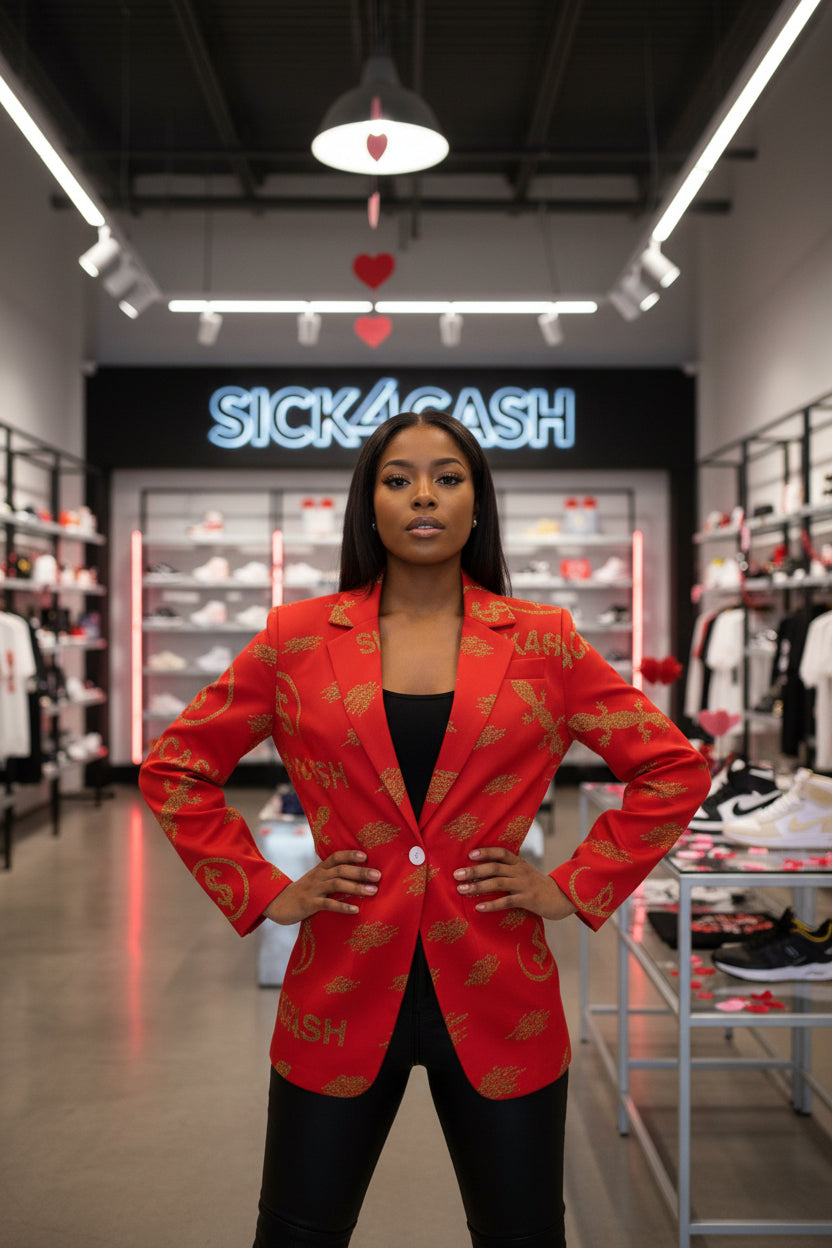 SICK4CASH Women's Casual Suit - Legacy Fit Premium Two-Piece Set