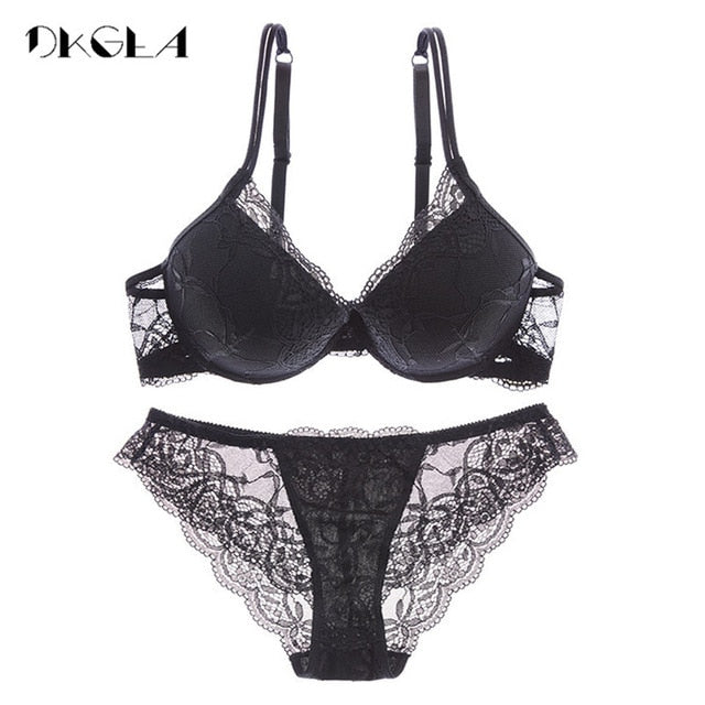 Super Gather Black Lace Lingerie Set – Lift, Lace, and Unapologetic Confidence