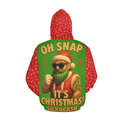 SICK4CASH® OH SNAP IT'S CHRISTMAS Hoodie – Limited Holiday Drop