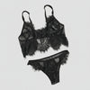 Black Lace Bras G string Sheer Bra Set