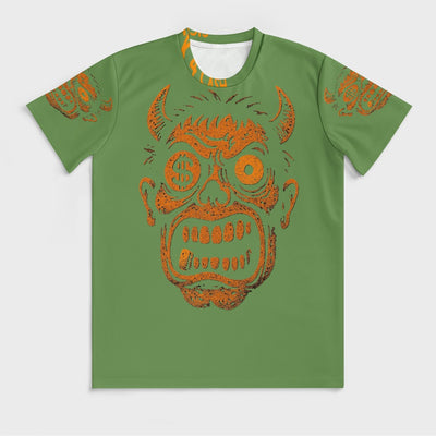 Ice Silk All-Over Print T-Shirt – Streetwear Tee for Cool Comfort