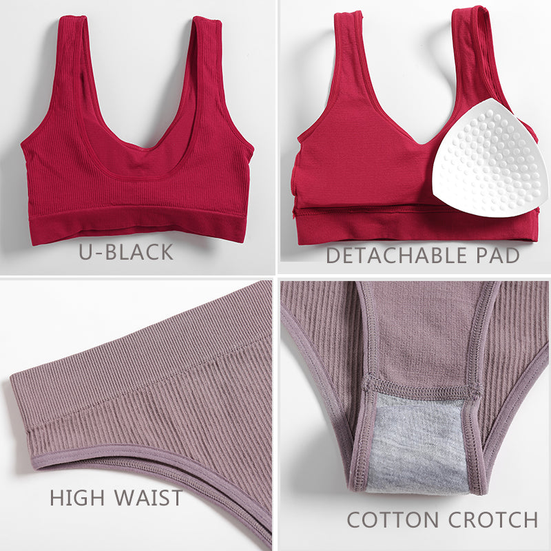 Seamless Wireless Lingerie Set – Smooth, Sculpted, and Unapologetically You