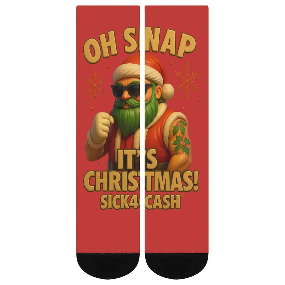 “OH SNAP IT’S CHRISTMAS” Socks - Limited Holiday Drop