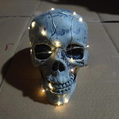 Halloween Ghost Hand Floor Lamp Led Copper Wire Light String Luminous Skull Hand Ghost Festival Layout Props