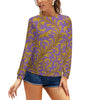 Raglan round neck sweater