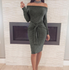 Women Sexy Winter Bodycon Dress – Heat Up the Cold