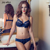 Transparent Lace Embroidery Bra & Panty Set – Ultra-Thin, Ultra-Sexy, Made to Flaunt