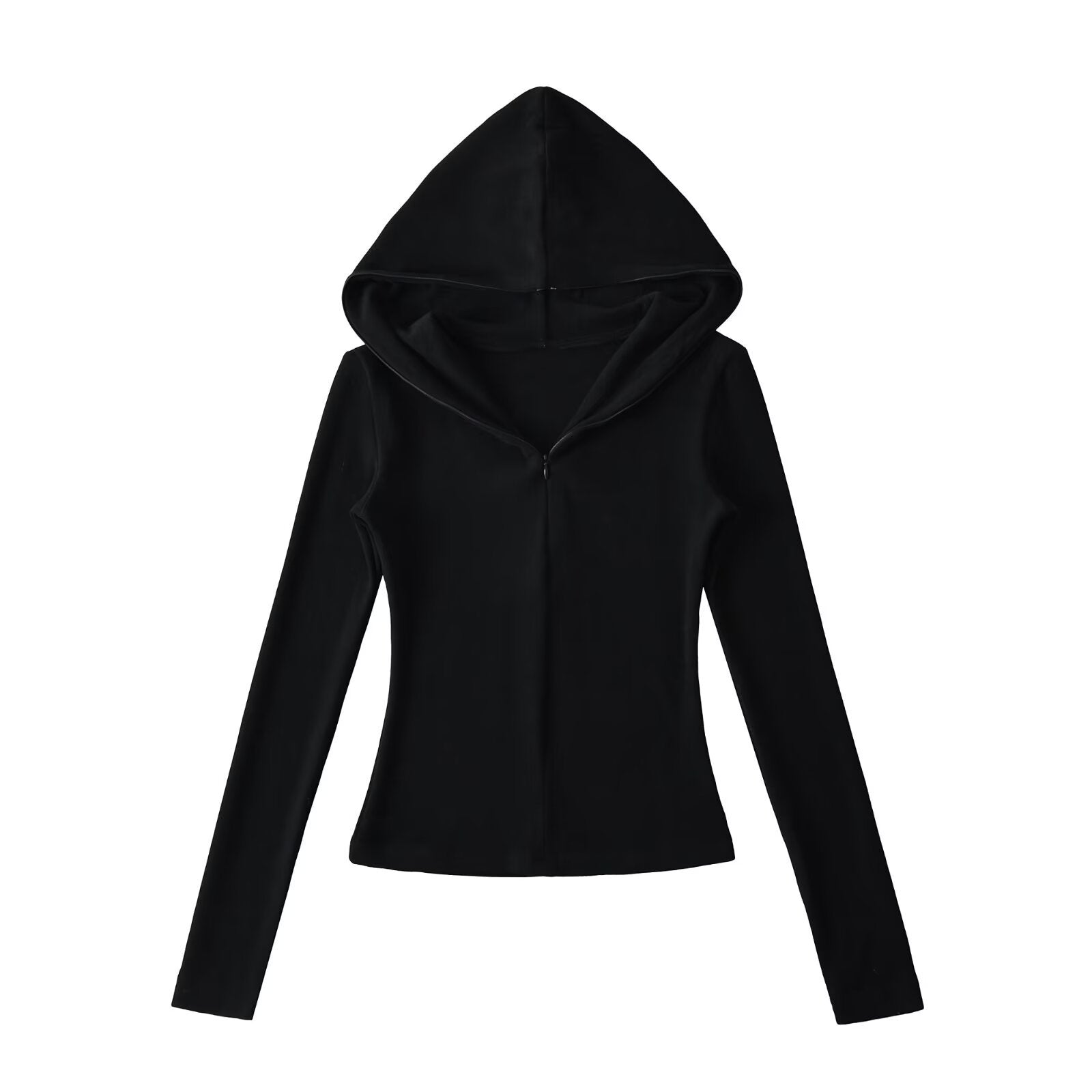 Half-Zip Slim Fit Hooded Sweatshirt