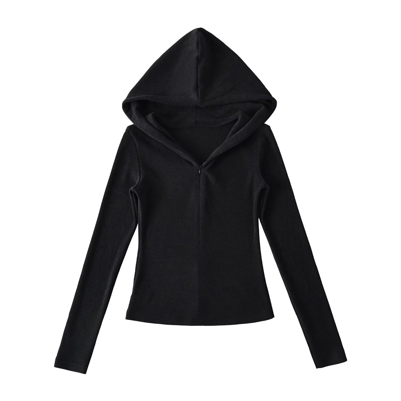 Half-Zip Slim Fit Hooded Sweatshirt
