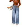 Original Denim Pants Women High-Grade Narrow Loose Slim Straight Long Pants