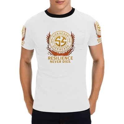 Men's All Over Print Patch Pocket T-shirt (Model T56)