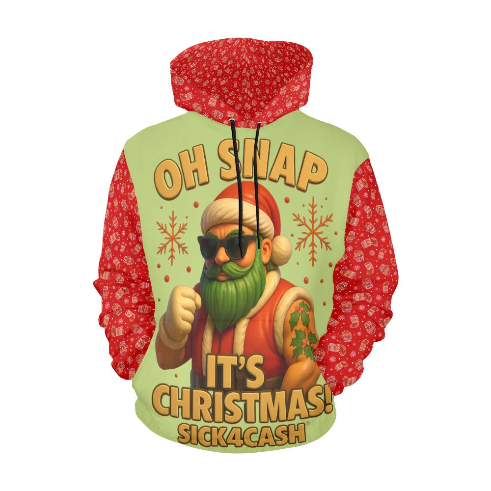 Christmas hoodie oh snap gold