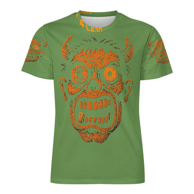 Ice Silk All-Over Print T-Shirt – Streetwear Tee for Cool Comfort