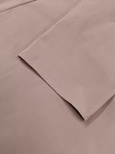 Close-up of a folded brown fabric sheet