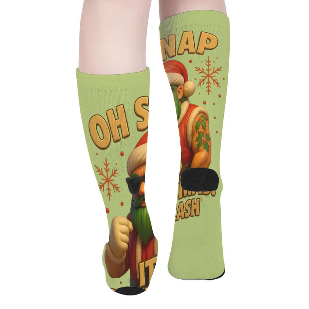 “OH SNAP IT’S CHRISTMAS” Socks - Limited Holiday Drop