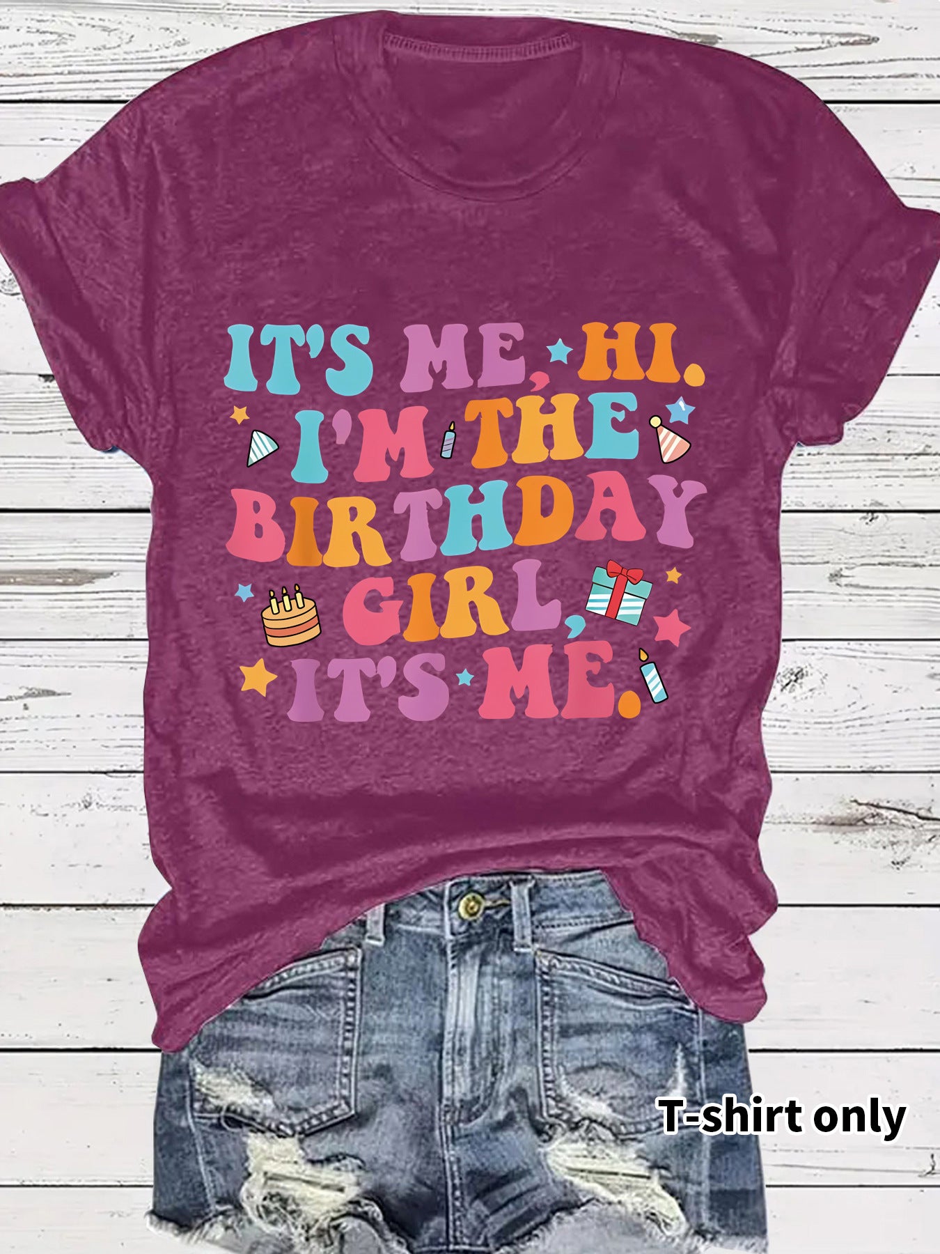 Happy Birthday to Myself – Alphabet Tee