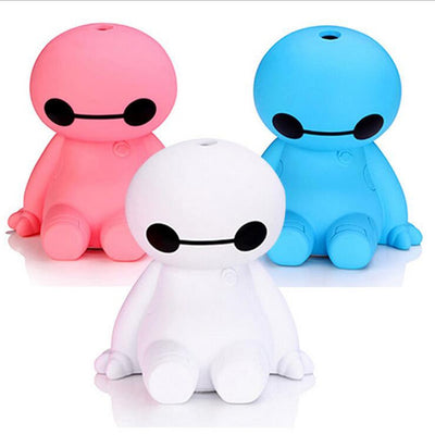 200ML USB Big Hero Baymax Dry Protect Ultrasonic Essential Oil Aroma Diffuser Air Humidifier