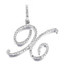 Hip hop accessories grass letter pendant melon seed buckle Cuban chain accessory