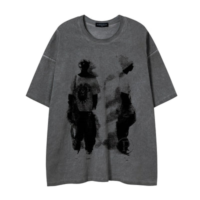 Loose casual T-shirt for men and women