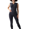Seamless Shapewear Fitness Yoga Sleeveless  Elasticity Running Shaping Long Pants Jumpsuit