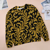 Raglan round neck sweater