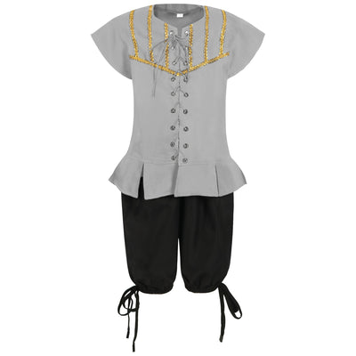 Halloween costume party cosplay Halloween children's pirate costume Caribbean pirate performance costume