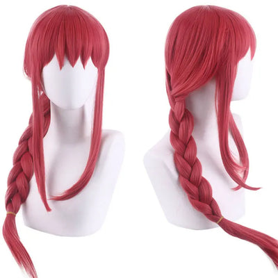 Makima Cosplay Costume Wig Women Men Trench Coat Jacket Black Suit Uniform Halloween Carnival Party Anime Outfits